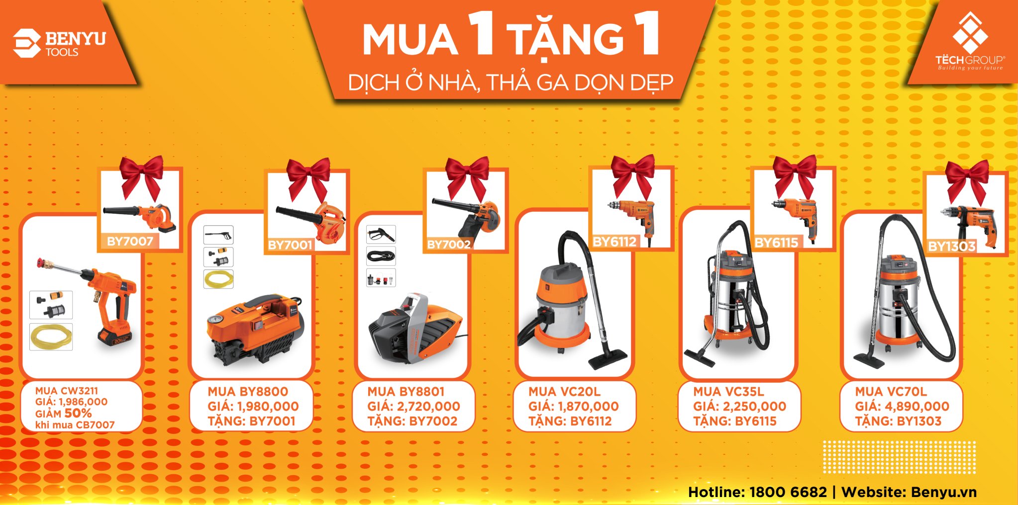 SALE BOM TẤN BENYU TOOLS