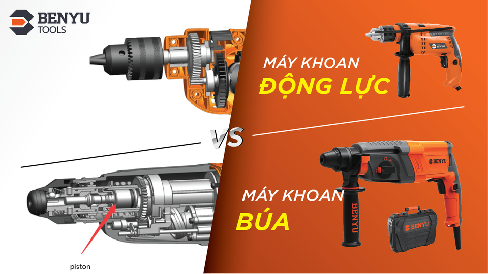 NÊN MUA MÁY KHOAN BÚA HAY MÁY KHOAN ĐỘNG LỰC ĐỂ KHOAN BÊ TÔNG?